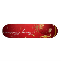 Christmas Ornaments Skate Deck