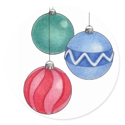 Christmas Ornaments Sticker by floatinglemons