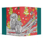 Christmas Owls1 Binder