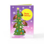 Christmas owls greeting cards