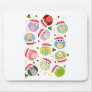 Christmas Owls Design Mousepad
