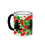Christmas Paint Splatter Mug