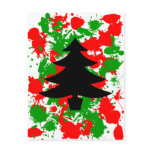 Christmas Paint Splatter