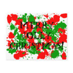 Christmas Paint Splatter