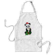 Christmas Panda Apron