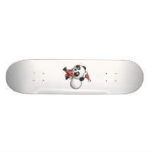 Christmas Panda Custom Skateboard