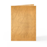 Christmas Parchment Card
