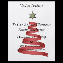 Christmas Party Gathering Flyer flyers