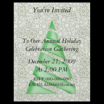 Christmas Party Gathering Flyer flyers