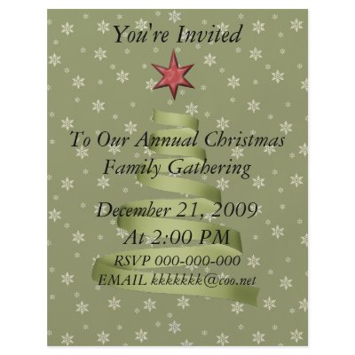 Christmas Party Gathering Flyer by forbes1954