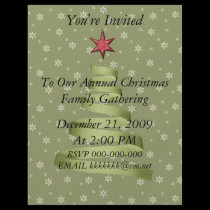 Christmas Party Gathering Flyer flyers