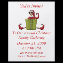 Christmas Party Gathering Flyer flyers