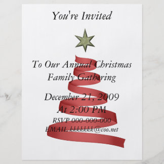 Christmas Party Promotional Flyers, Christmas Party Promotional Flyer