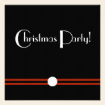 Christmas Party Invitation in Black and White invitations