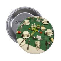 Christmas Party Table Pinback Buttons