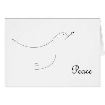 Christmas Peace Dove Greeting Card