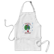 Christmas Peacock Apron