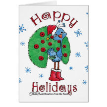 Christmas Peacock Cards