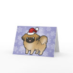 Christmas Pekingese (puppy cut)