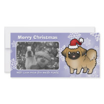 Christmas Pekingese (puppy cut)