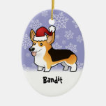 Christmas Pembroke Welsh Corgi (add pets name) Ornament
