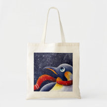 Christmas Penguin Bag