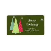 Christmas Penguin Gift Tag Labels labels