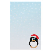 Christmas Penguin Stationery