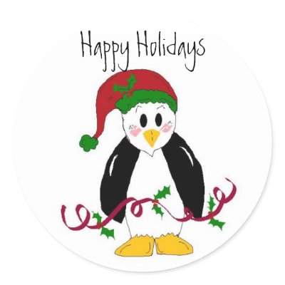 Christmas Penguin by seashell2