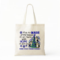Christmas Penguins Chronic Fatigue Syndrome CFS Bags