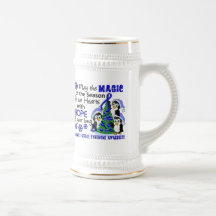 Christmas Penguins Chronic Fatigue Syndrome CFS Coffee Mug