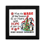 Christmas Penguins Heart Disease Gift Box