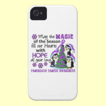Christmas Penguins Pancreatic Cancer casemate cases