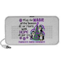 Christmas Penguins Pancreatic Cancer speakers