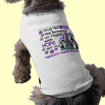 Christmas Penguins Pancreatic Cancer pet clothing