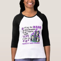 Christmas Penguins Pancreatic Cancer t-shirts