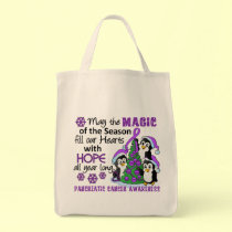 Christmas Penguins Pancreatic Cancer bags