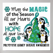 Christmas Penguins PKD Poster