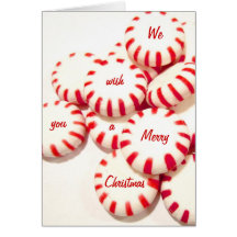 Christmas Peppermints Greeting Cards
