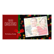 Christmas personalized photo card