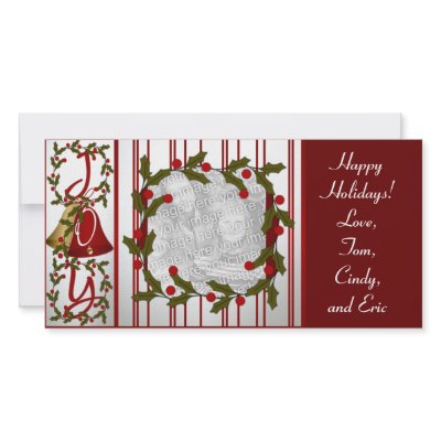 Christmas Personalized Photo Card by ChristmasByDezign