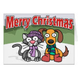 Christmas Pets Card
