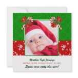 Christmas Photo Birth Announcement