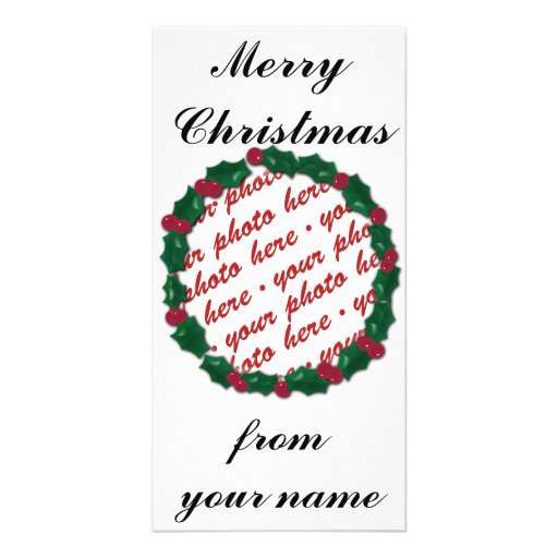Christmas Photo Card or Photo Gift Tag