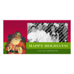 Christmas Photo Card Vintage Santa Claus photo cards