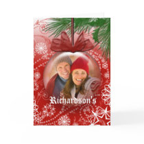 Christmas Photo Globe Greeting Card