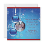 christmas photo invitation