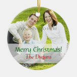 Christmas Photo Ornament Custom Template ornaments