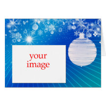 Christmas photo template card