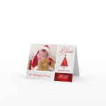 Christmas Photo Template Card - Merry Christmas